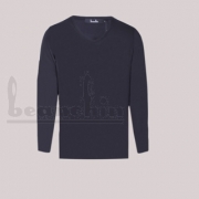 超细木代尔V领暖衣11E06