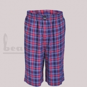 梭织英伦风情家居中裤11D08